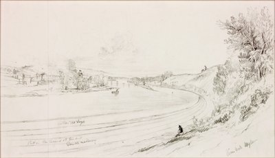 El muro del río, Wylam Scars de John Wilson Carmichael